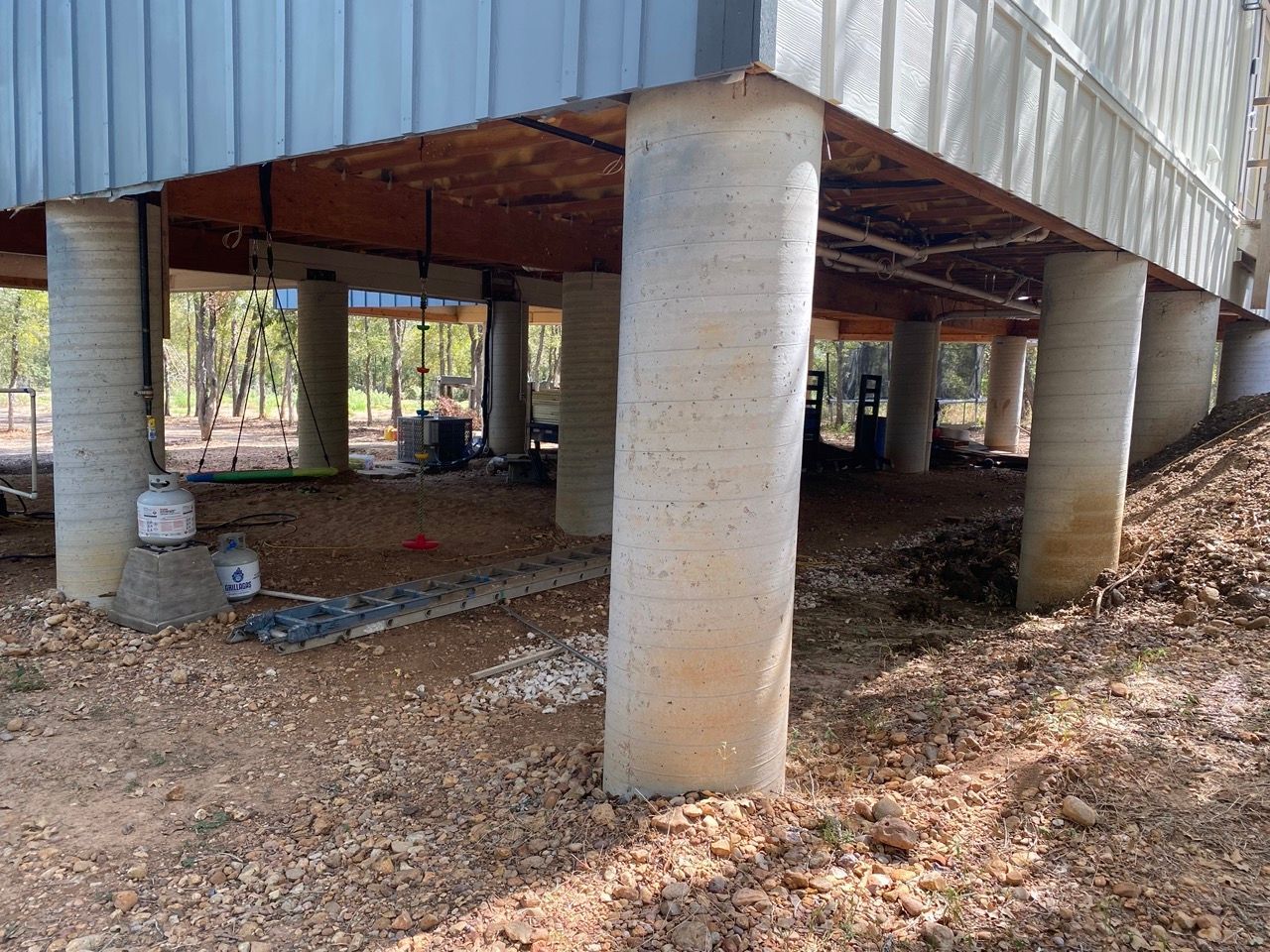 Beams & Columns concrete project by CTF Concrete LLC